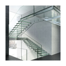 Fashionable glass floating stair